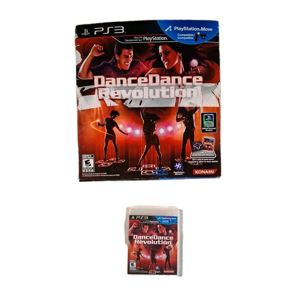 Konami Dance Dance Revolution PS3 Bundle Game & Official Mat Controller